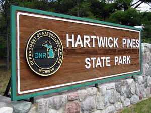 Hartwick Pines Sign